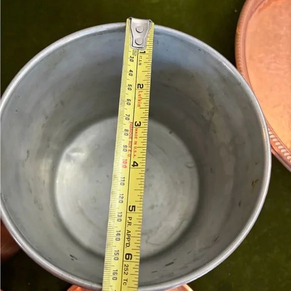 Vintage Copper Canister Set with Gold Accents from Portugal - Picture 9 of 16